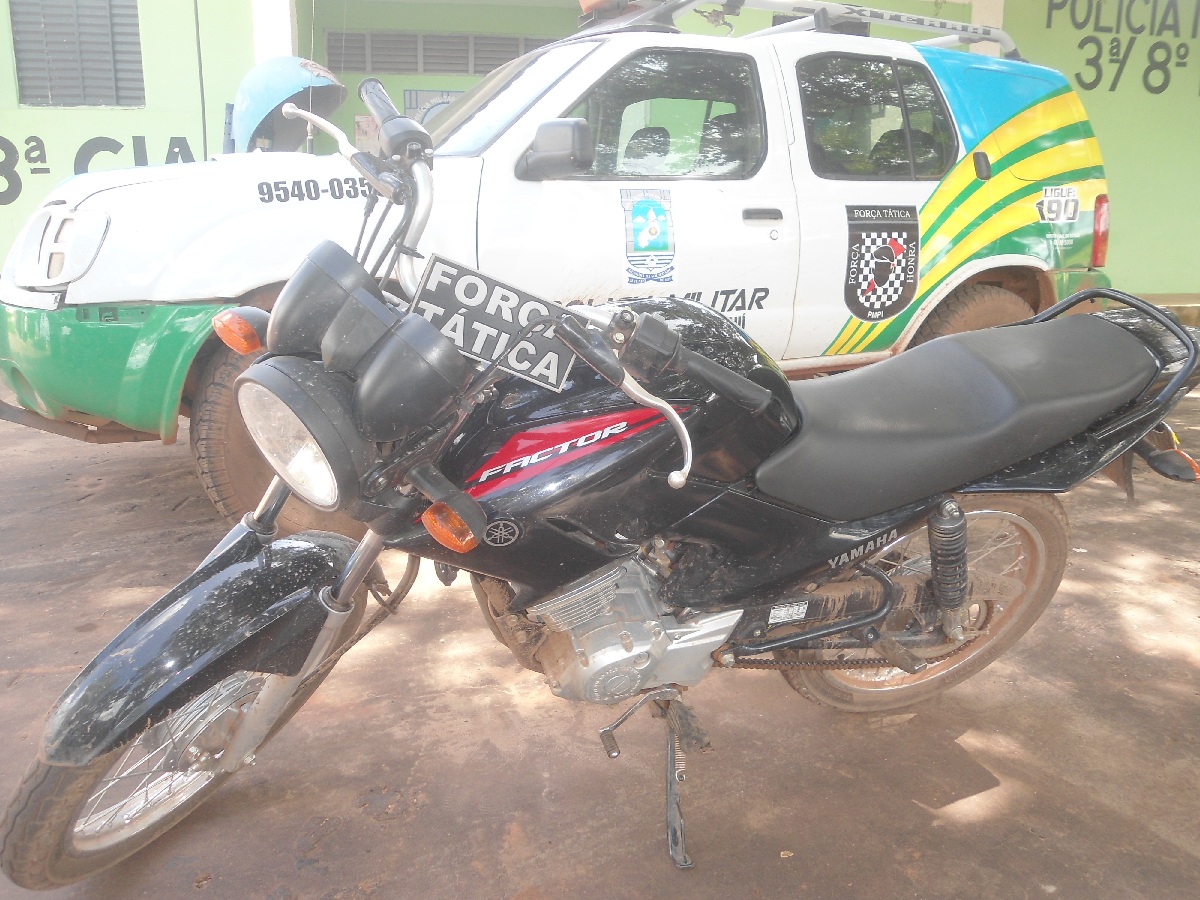 Força Tática recupera duas motocicletas roubadas