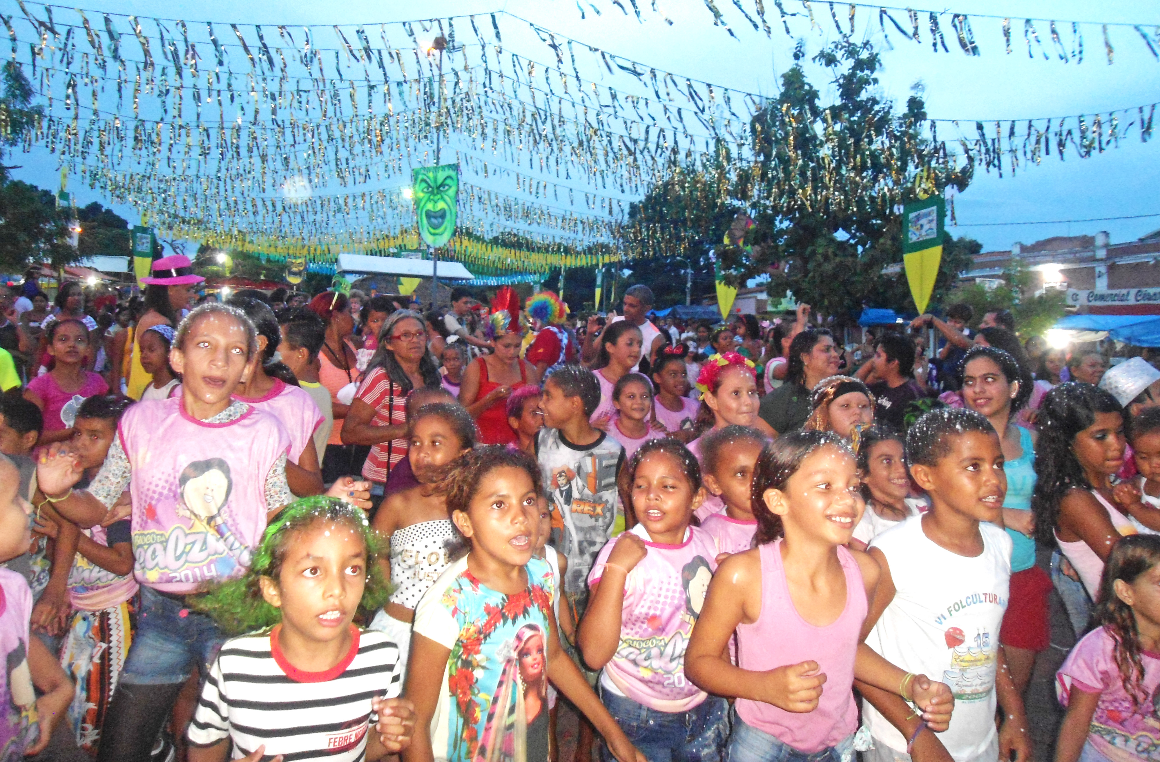 Crianças dão o tom da folia no domingo de carnaval em Altos