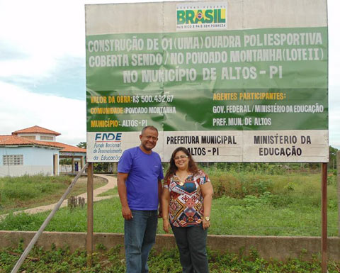 Município de Altos vai ganhar mais duas quadras poliesportivas cobertas