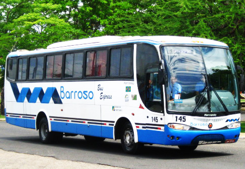 Trio assalta ônibus da empresa Barroso