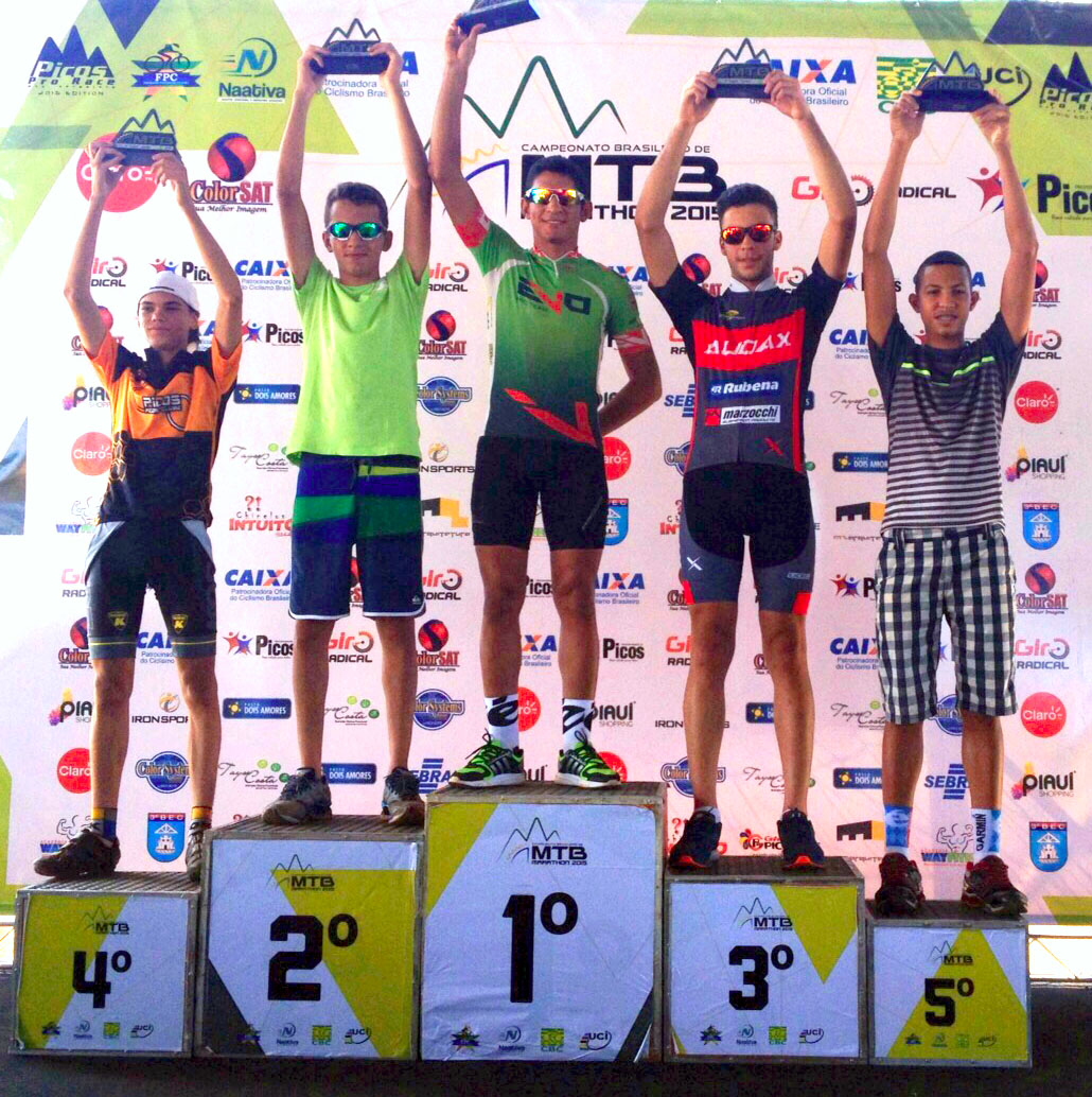 Matheus Sousa é o campeão do Campeonato Brasileiro de Moutain Bike Maraton na categoria Júnior