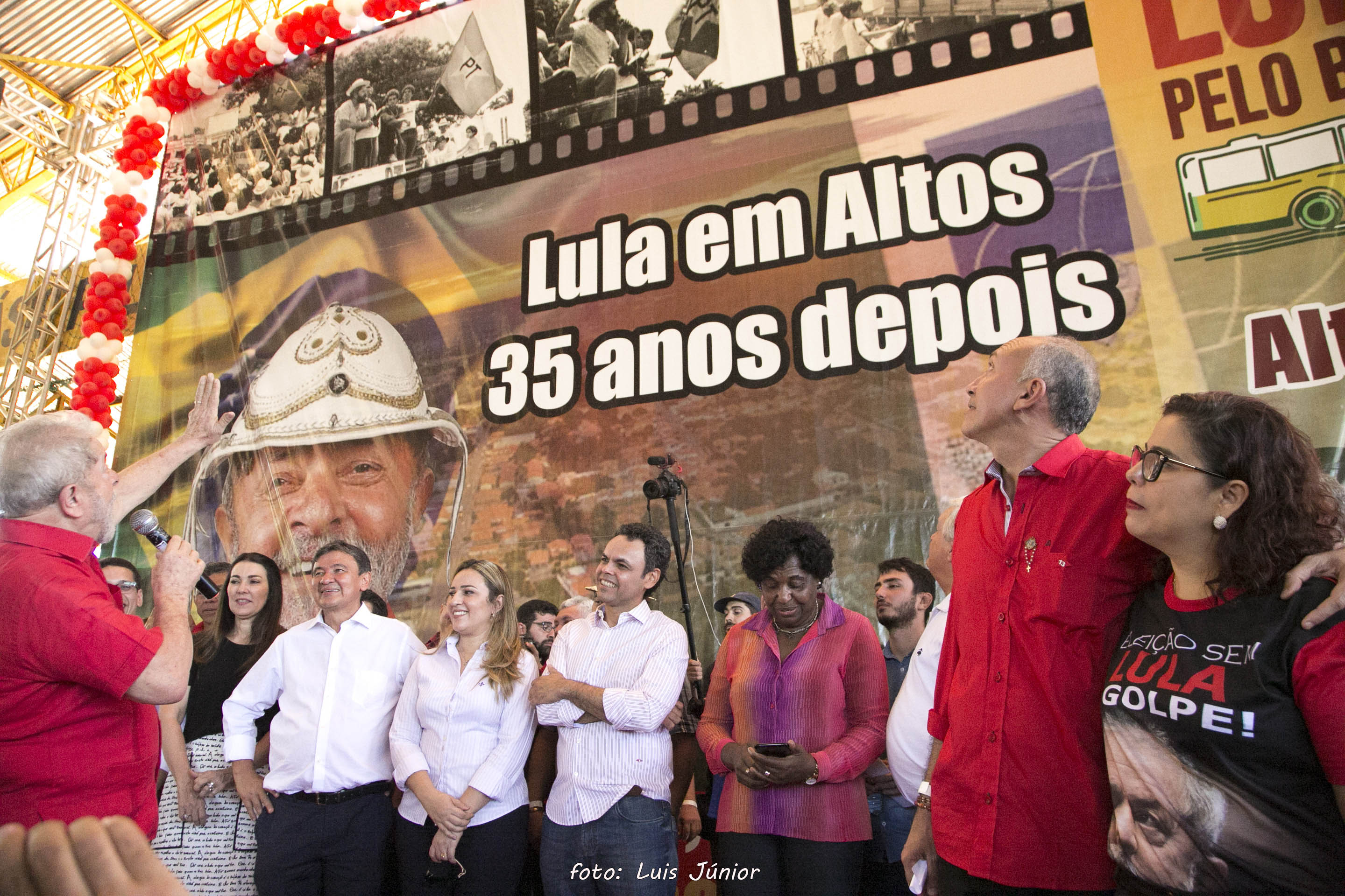 Lula se emociona ao relembrar primeira visita ao município de Altos