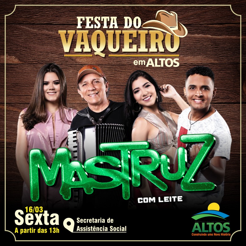 Veja a programação da Festa do Vaqueiro nesta sexta, 16