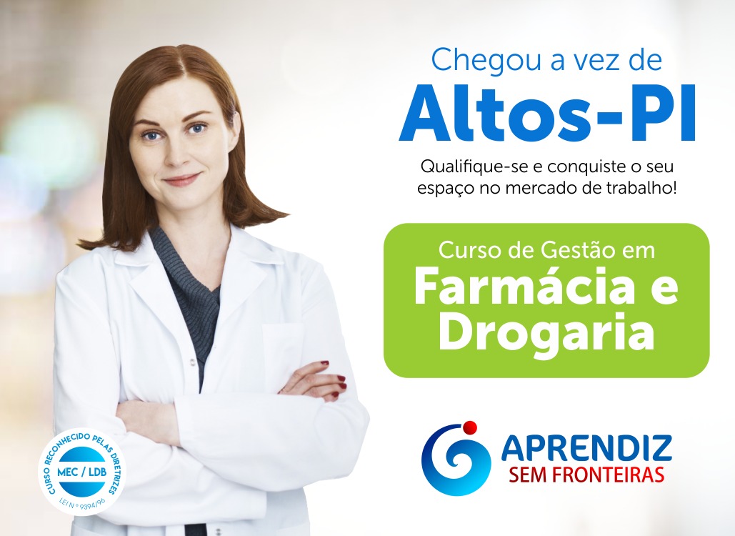 Instituto abre inscrições para curso de formação profissional na área de farmácia