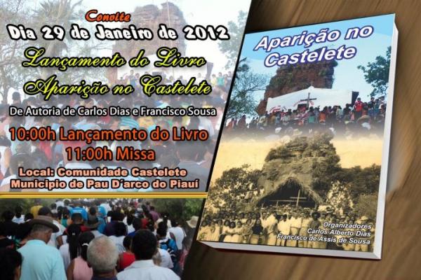 "Aparição no Castelete": Livro será lançado dia 29