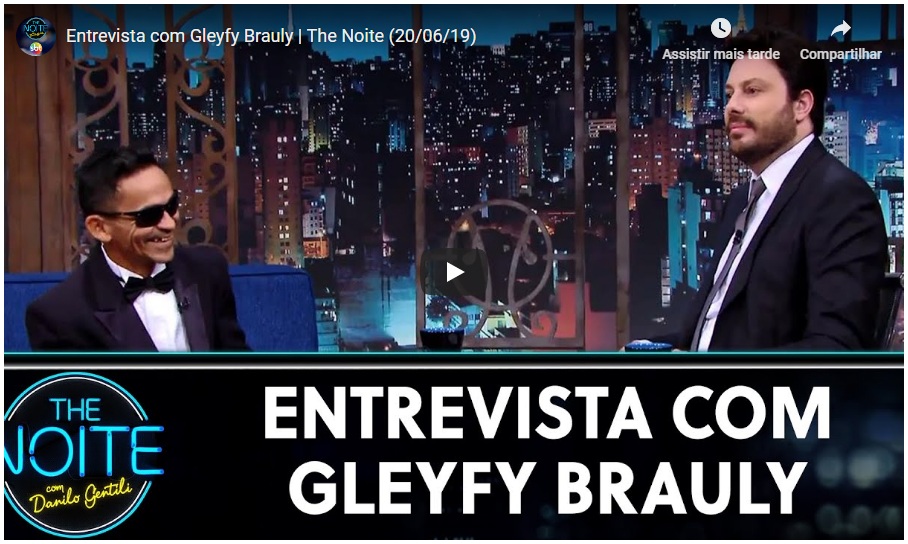 Com Gleyfy Brauly, "The Noite" vence Globo e lidera audiência