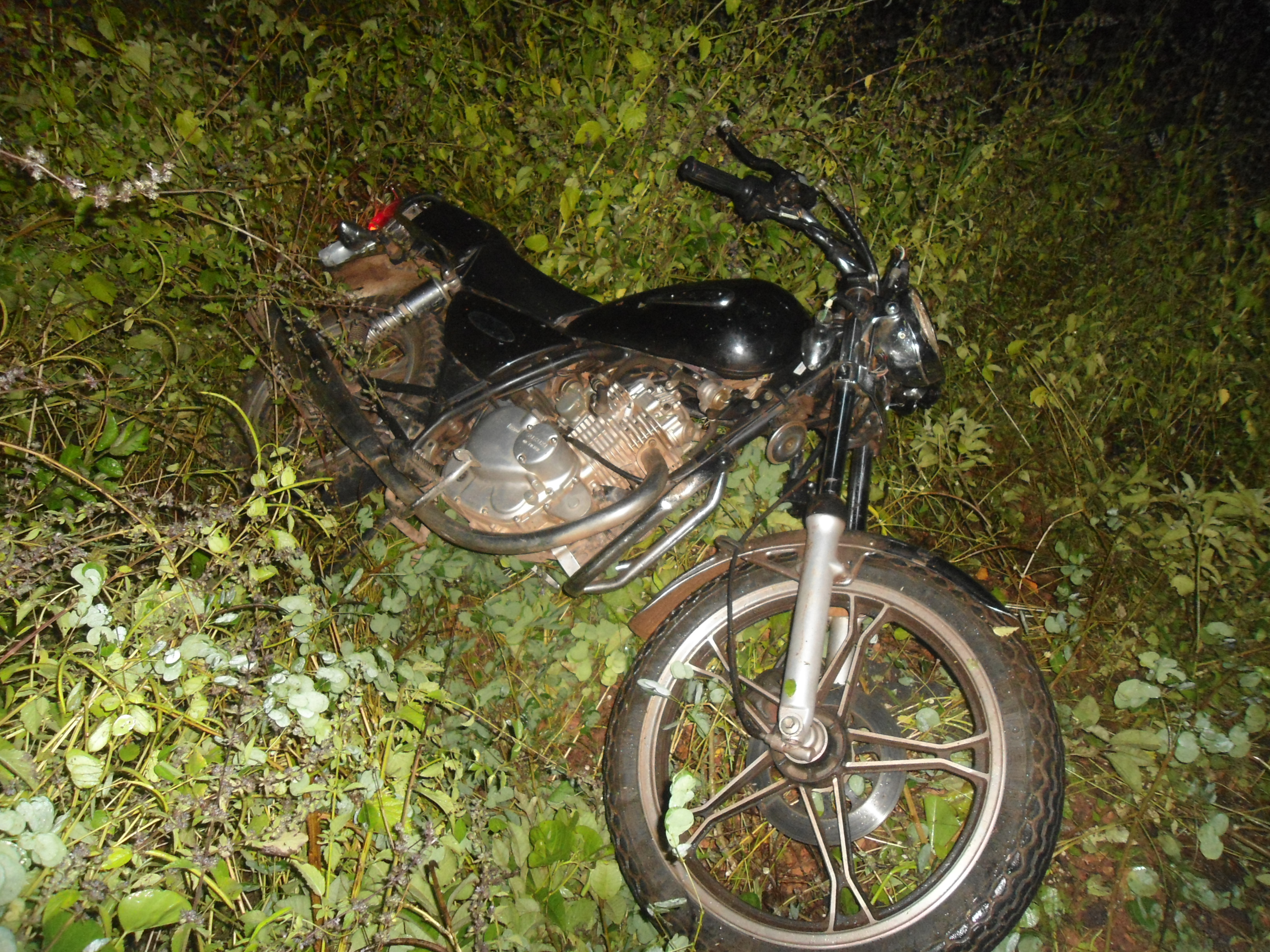 Motociclista morre ao colidir com cavalo em Altos