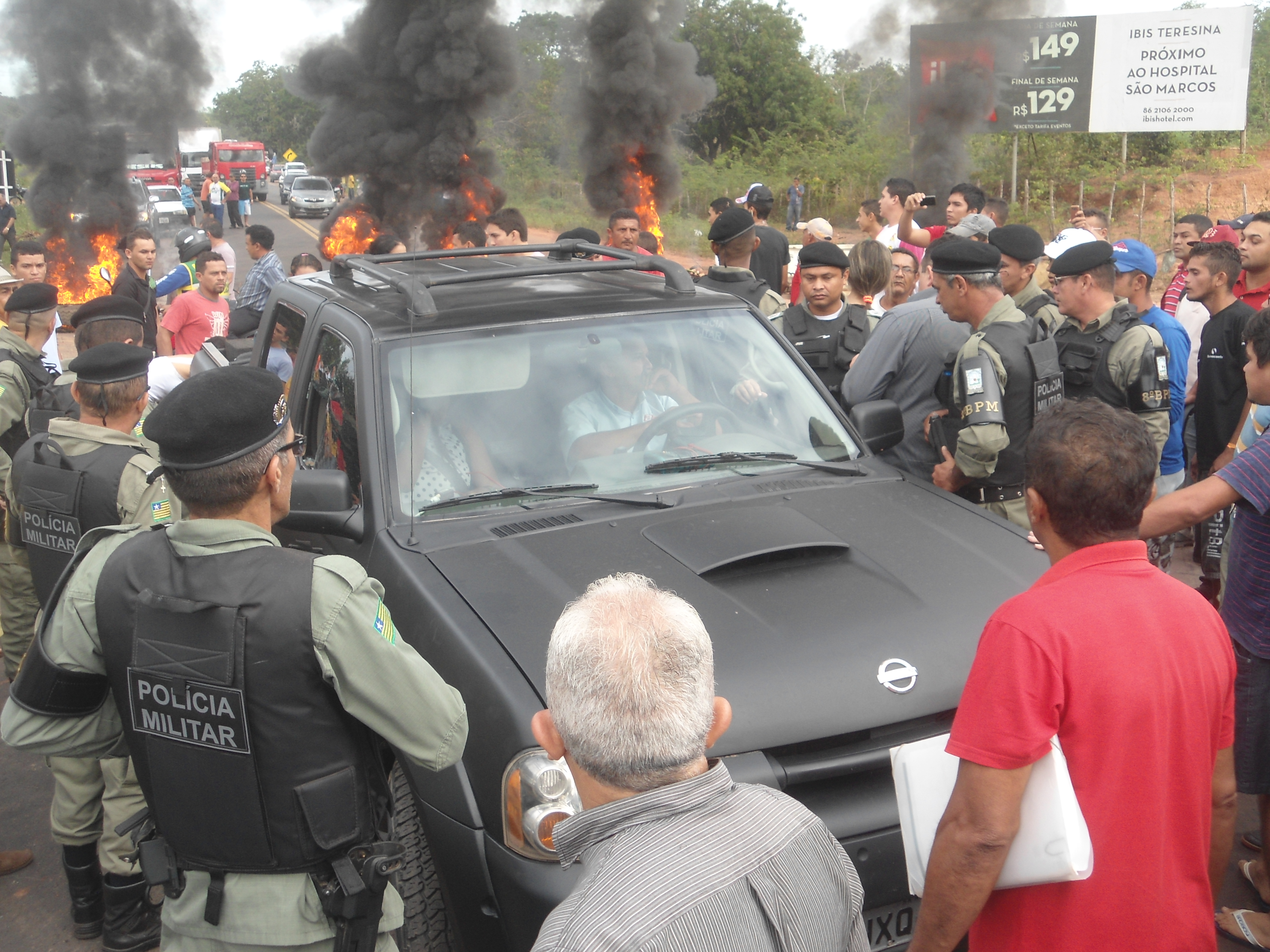 Após protestos na cidade de Altos, PRF lança operação na BR-343