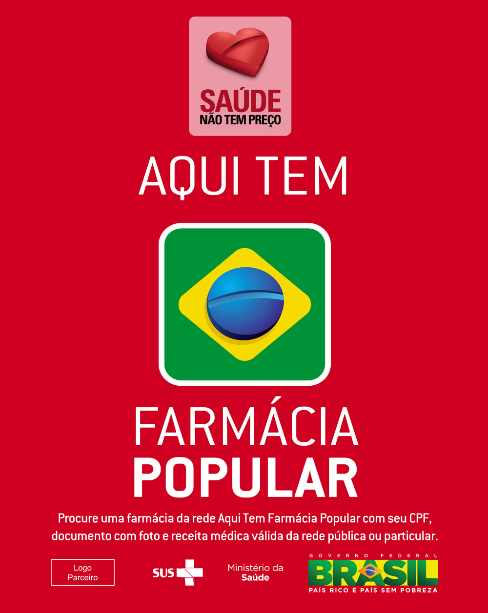 Drogarias aderem ao programa “Aqui tem Farmácia Popular”